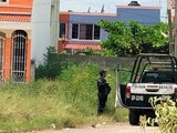 Una de las casas en donde fueron encontrados los restos de las personas embolsados y desmembrados dentro de hieleras en el municipio de Poza Rica, Veracruz, ayer.
