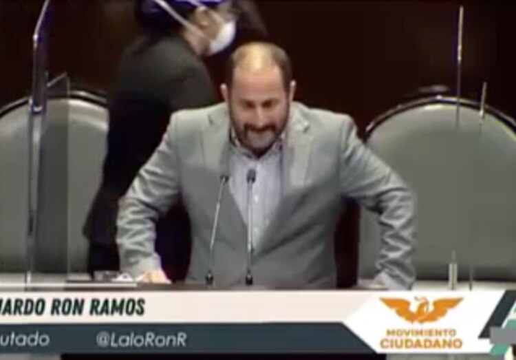Eduardo Ron, diputado de Movimiento Ciudadano.