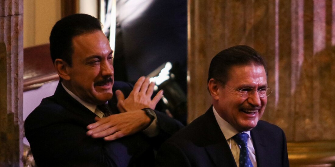Omar Fayad, gobernador de Hidalgo, y Jose Rosas Aispuro, de Durango.