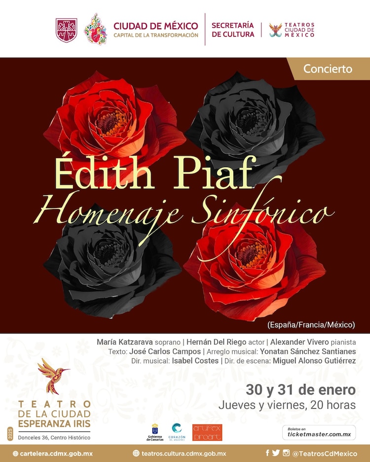 Édith Piaf. Homenaje sinfónico.