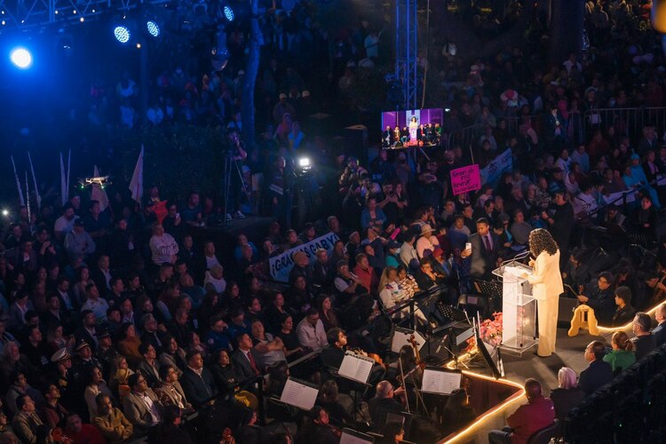 Durante su Primer Informe, Gaby Osorio detalló 100 logros en seis ejes estratégicos y anunció megaobras para Tlalpan.