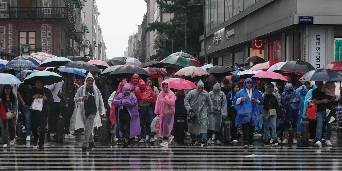 Lluvias hoy en CDMX