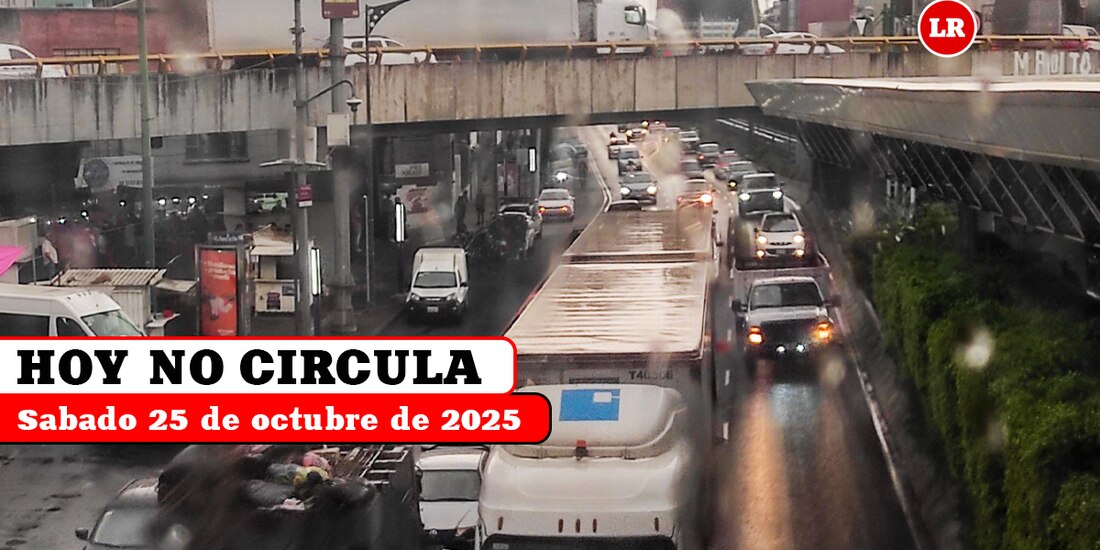 Conoce las restricciones del Hoy No Circula para este 25 de Octubre en la ZMVM.