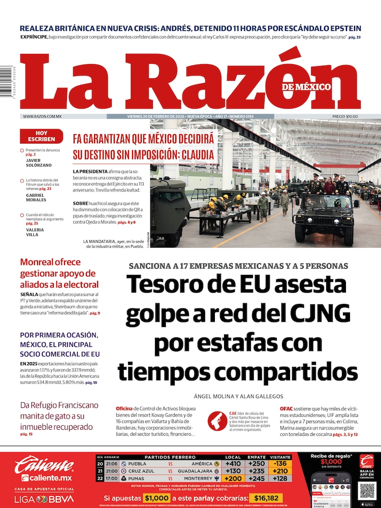 La Razón 20 Febrero 2025