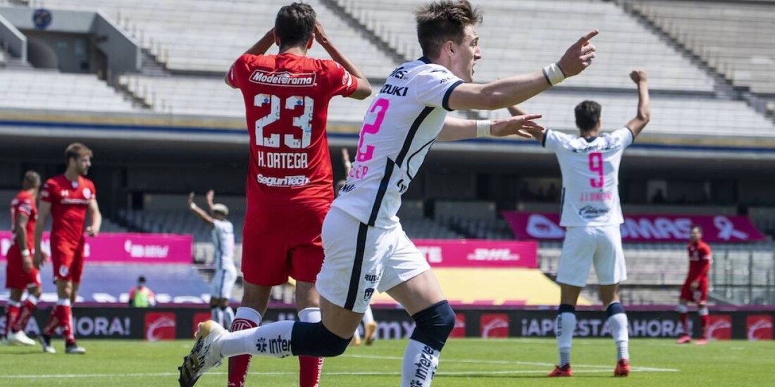 Pumas derrotó 1-0 a Toluca en Ciudad Universitaria en la Fecha 14 de la Liga MX.