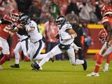 Una acción del Kansas City Chiefs vs Philadelphia Eagles, partido de la Semana 11 de la NFL