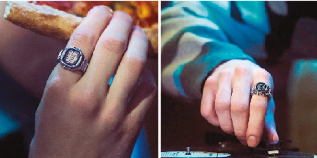 Casio y el novedoso anillo reloj