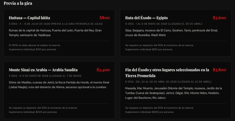 Tours de otros sitios bíblicos y arqueológicos cercanos al arca de Noé