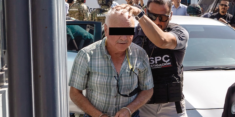 El exgobernador de BC, Ernesto Ruffo, tras ser detenido el pasado 16 de julio.