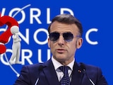 ¿Por qué Macron usó gafas de sol en Davos?