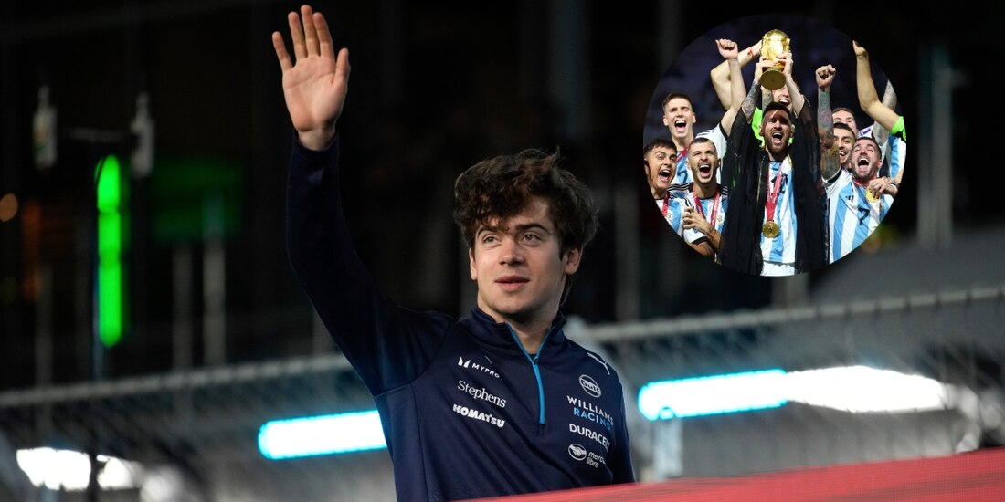 Franco Colapinto realizará un homenaje a la Selección Argentina durante el Gran Premio de Qatar de F1. Foto: Especial