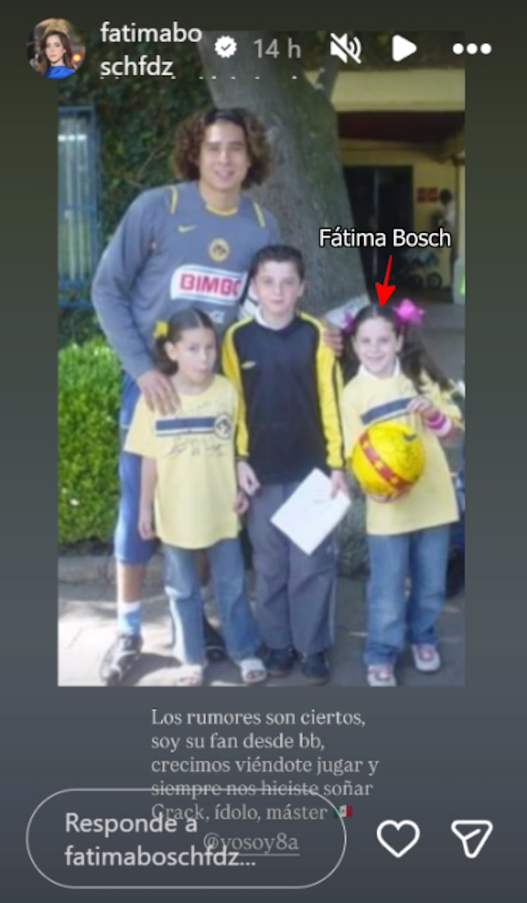Fátima Bosch publica tierna FOTO inédita con Ochoa