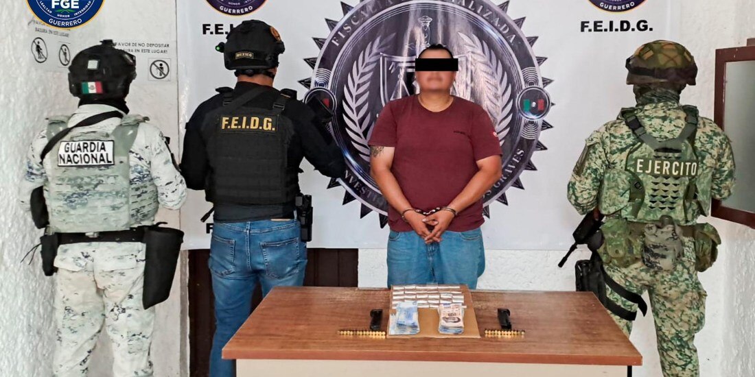 Vinculan a proceso a ‘El 62’, jefe de plaza de ‘Los Tlacos’, por narcomenudeo.