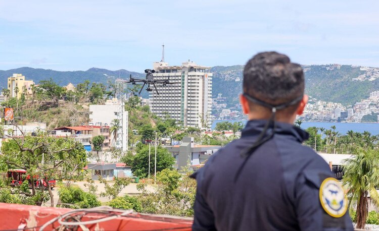 Drones vigilan Guerrero