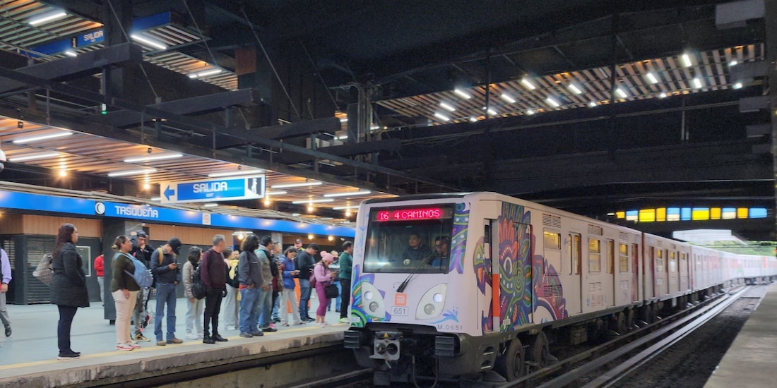 Instalaciones del Sistema de Transporte Colectivo.