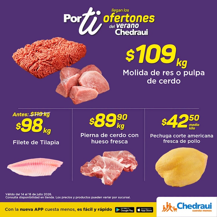 Ofertas de Chedraui hoy 14 de julio