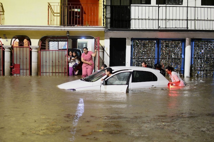 Inundaciones en Xalapa, Veracruz.
