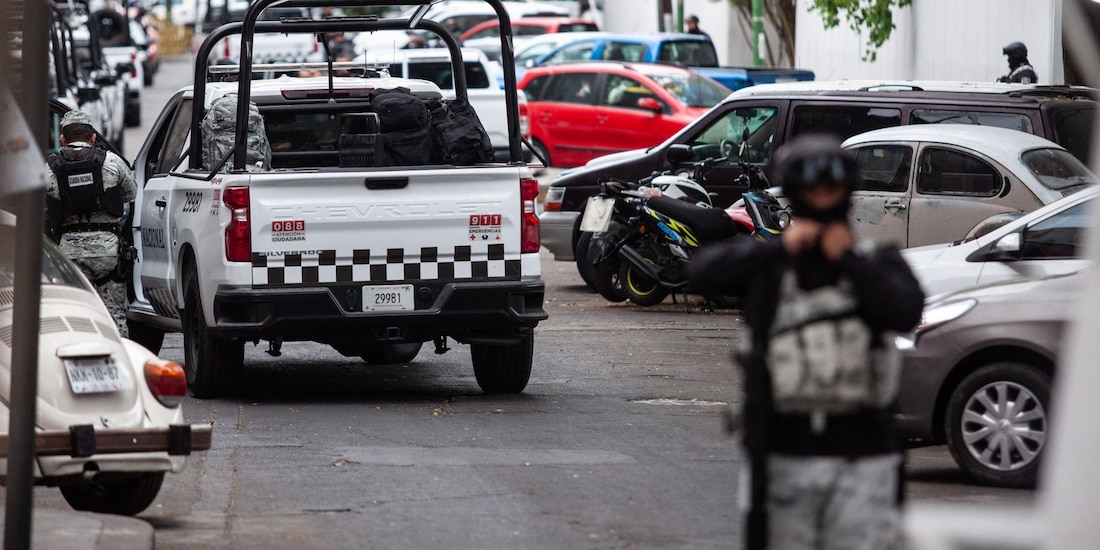 Instalaciones de la FEMDO en la Ciudad de México, el 22 de febrero de 2026.