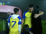 Cristiano Ronaldo y Georgina en la presentación del jugador con el Al-Nassr