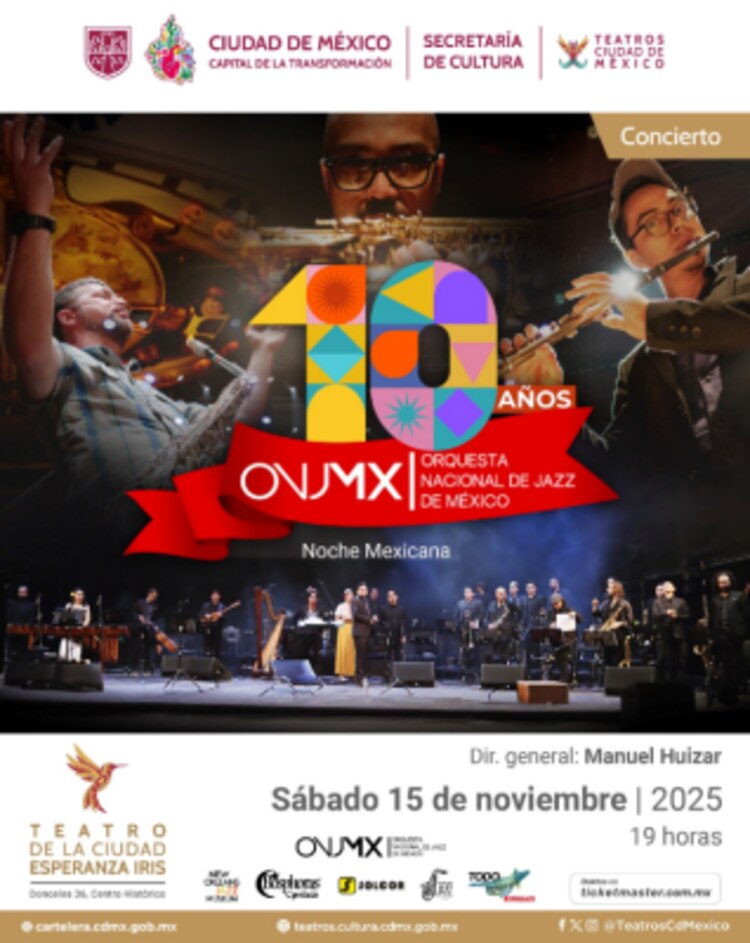 Concierto Orquesta Nacional de Jazz de México