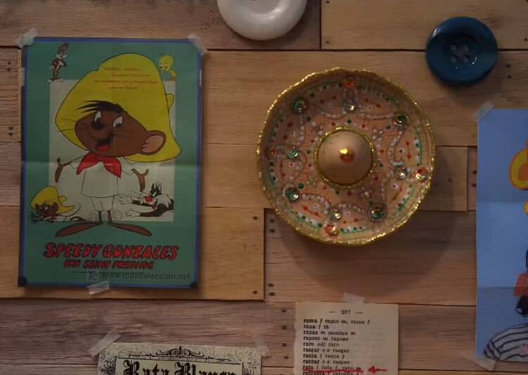 Poster de Speedy Gonzales en el video de Bizarrap y Peso Pluma