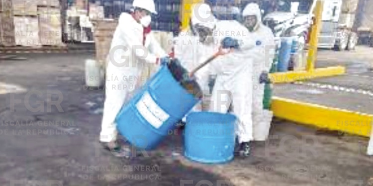 Las sustancias aseguradas en diversos operativos por autoridades federales y estatales.