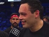 Julio César Chávez Jr. venció a Uriah Hall en su regreso al ring.