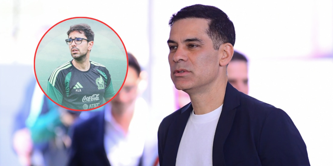 Rafa Márquez durante su presentación en el CAR.