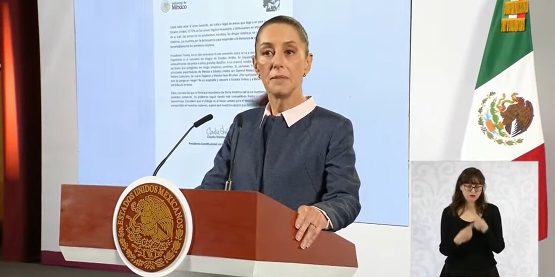 La Presidenta Claudia Sheinbaum Pardo envió una carta al primer ministro de Canadá, Justin Trudeau