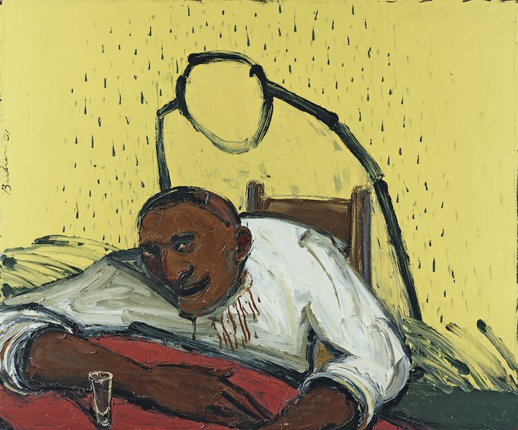 La gran peda, óleo sobre tela, 2001.