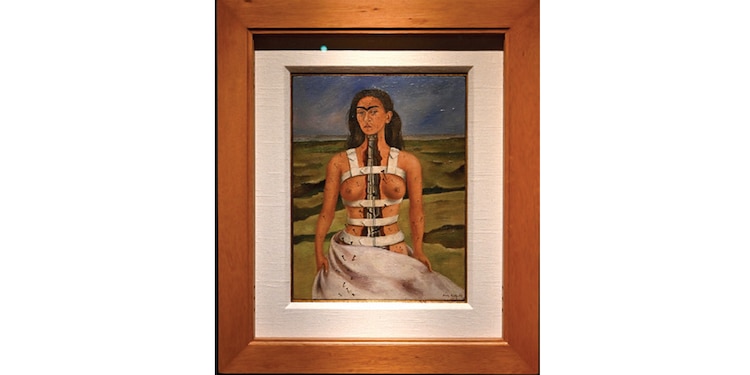 ALGUNAS de las pinturas de Diego Rivera y Frida Kahlo que se pueden ver. Además de cartas, objetos y fotografías