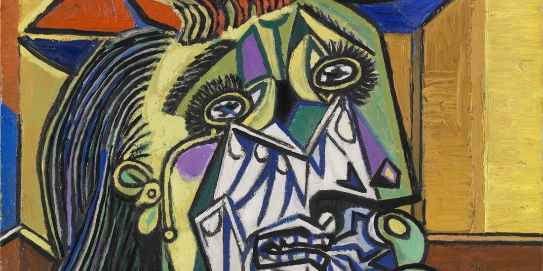 Pablo Picasso, La mujer que llora, óleo sobre lienzo, 1937.