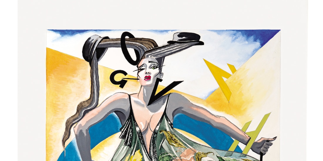 María Snyder para Gianni Versace, 1994.