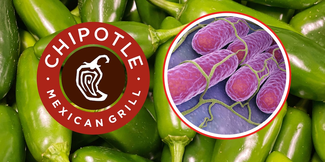Chipotle retira jalapeños por brote de salmonela