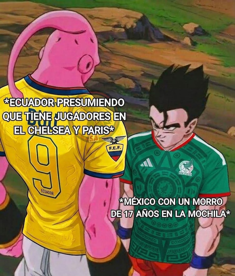 Memes del México vs Ecuador