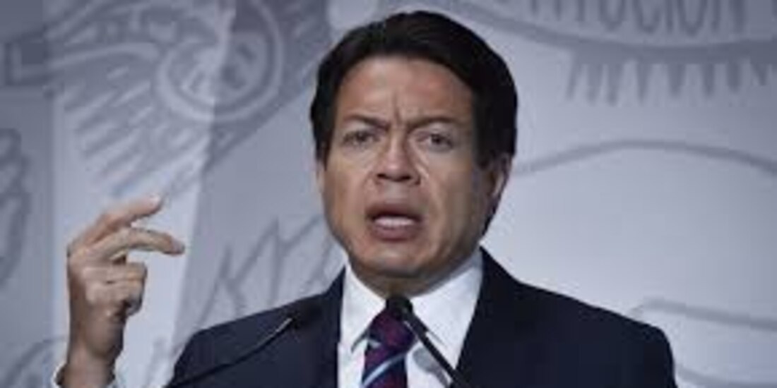 Mario delgado, líder nacional de Morena.