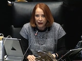 Laura Itzel Castillo Juárez, presidenta de la Mesa Directiva del Senado