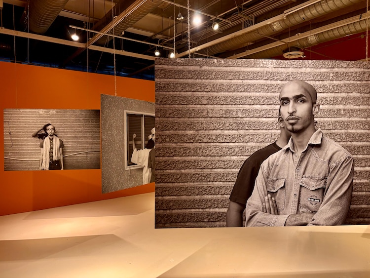 Algunas fotografías de la muestra del artista sudanés.