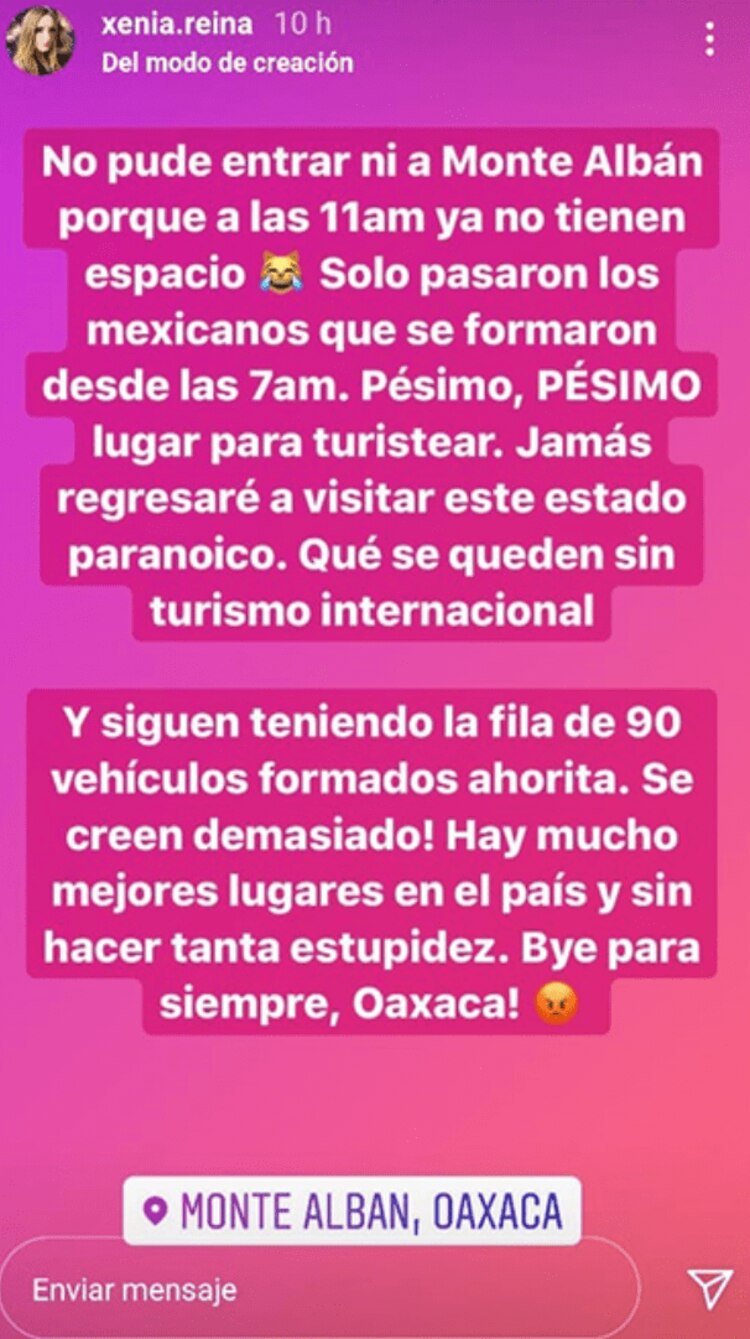 Influencer rusa en Oaxaca
