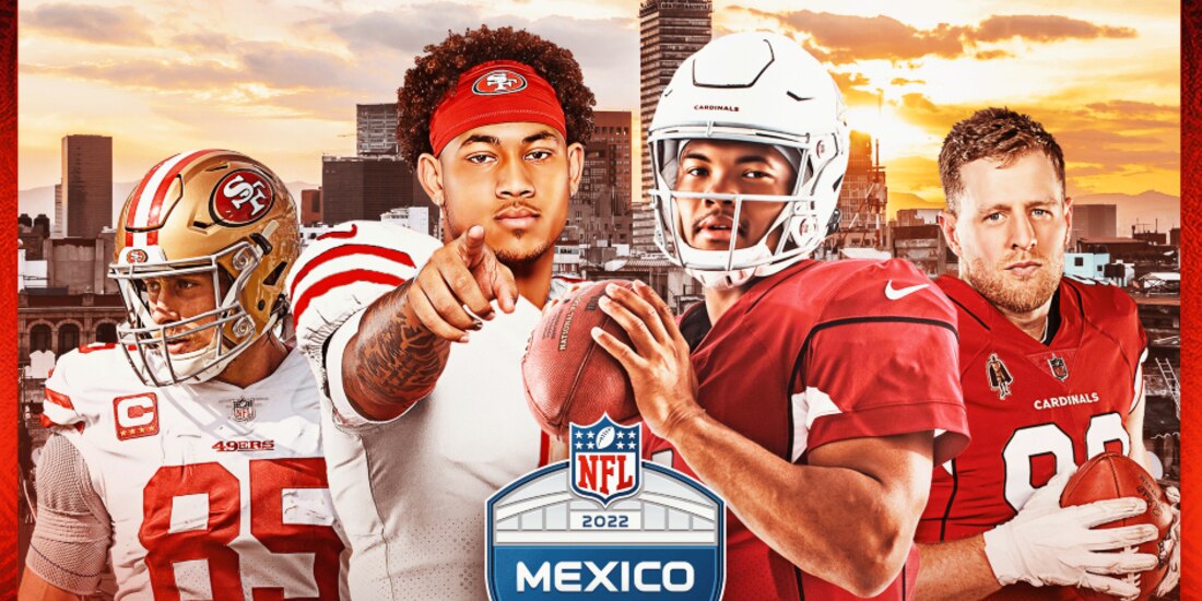 San Francisco 49’ers y Arizona Cardinals, de la NFL, juegan en México.