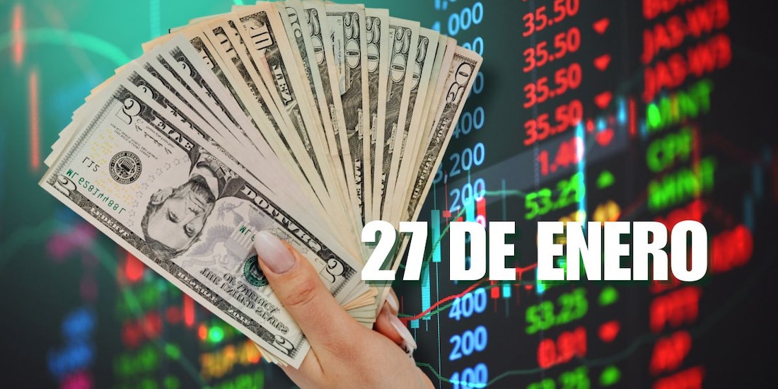 Este es el precio del dólar hoy, 27 de enero.