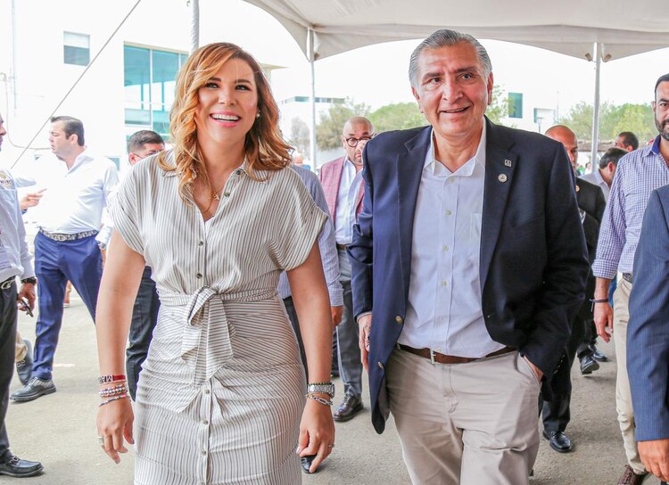 Marina del Pilar y Adán Augusto.