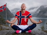 Erling Haaland, futbolista de la selección Noruega