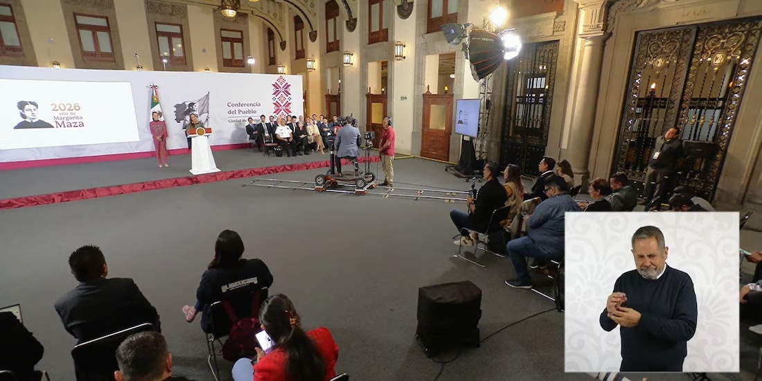 Mañanera de Sheinbaum, donde estuvo la Gobernadora de Quintana Roo.