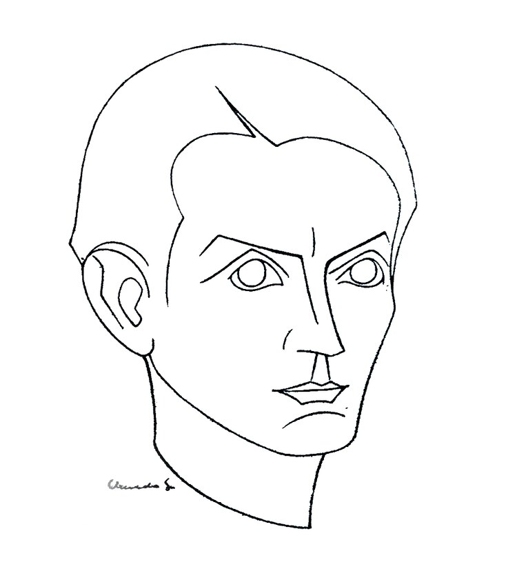 Cipriano Campos Alatorre, apunte de Roberto Acevedo, en Seis cuentos y un fragmento de novela.