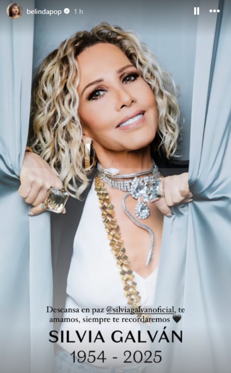 Belinda se despide de Silvia Galván