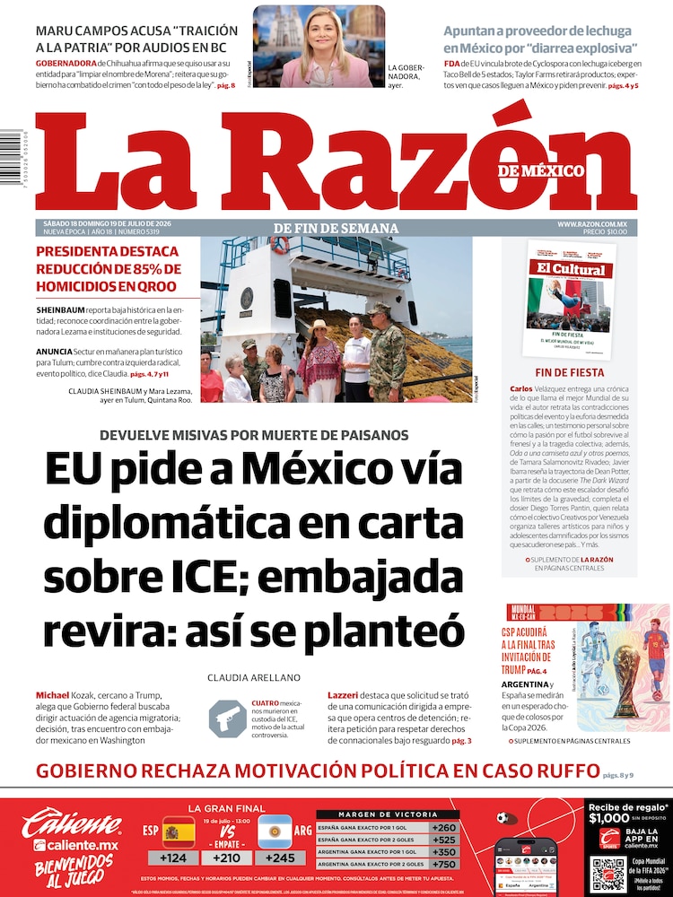 La Razón 18 Julio 2026