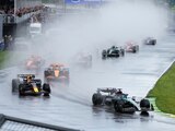 Algunos de los monoplazas en el Gran Premio de Canadá de F1.