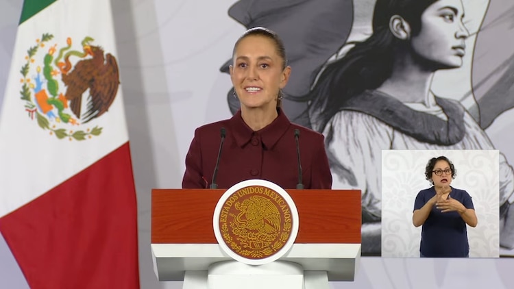 Claudia Sheinbaum, presidenta de México.