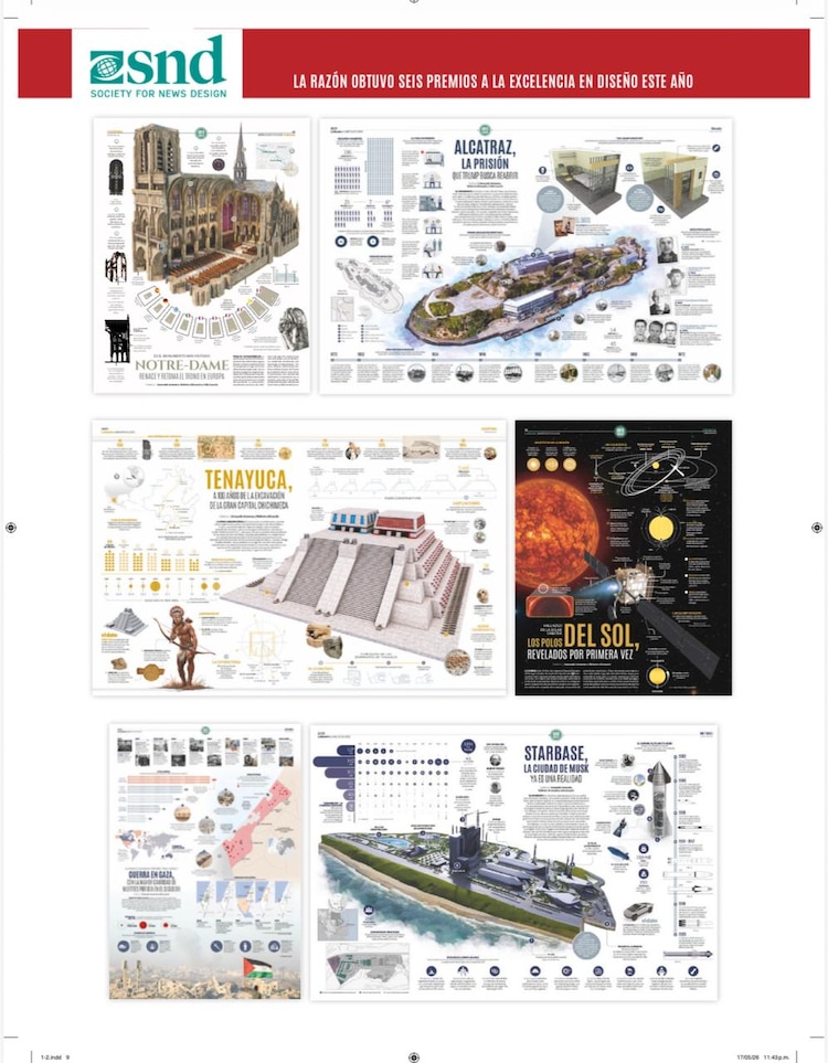 La Razón obtuvo seis premios a la excelencia en diseño este año